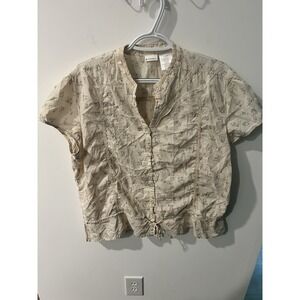 Dainty Heart Floral Cottagecore Plus Size  Top XXL